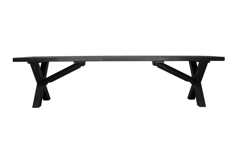 Lietinna Utebenk 180 cm - Svart - Hagemøbler & utemiljø - Utesofa - Hagebenk & utebenk