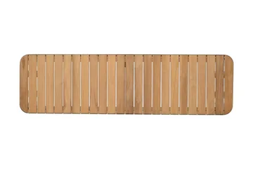 Portals Utebenk 143 cm - Hvit/Tre - Hagemøbler & utemiljø - Utesofa - Hagebenk & utebenk