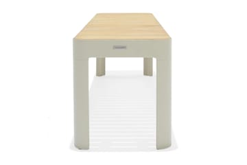 Portals Utebenk 182 cm - Hvit/Tre - Hagemøbler & utemiljø - Utesofa - Hagebenk & utebenk