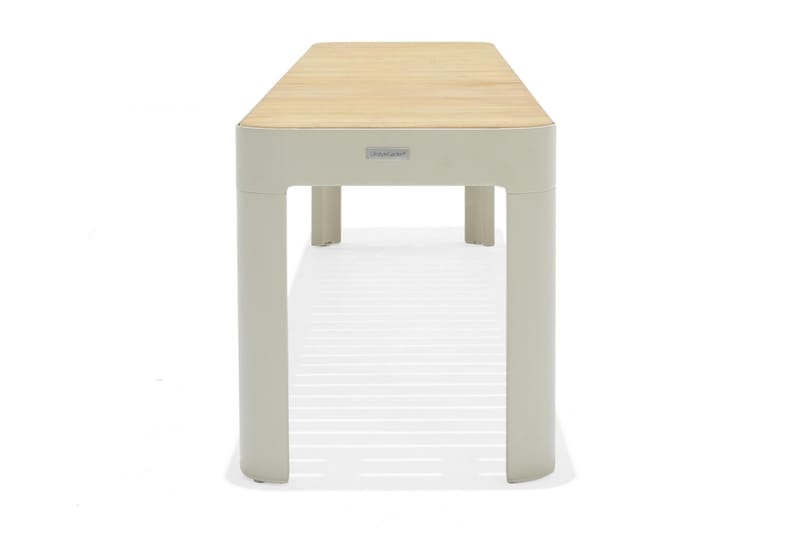 Portals Utebenk 182 cm - Hvit/Tre - Hagemøbler & utemiljø - Utesofa - Hagebenk & utebenk