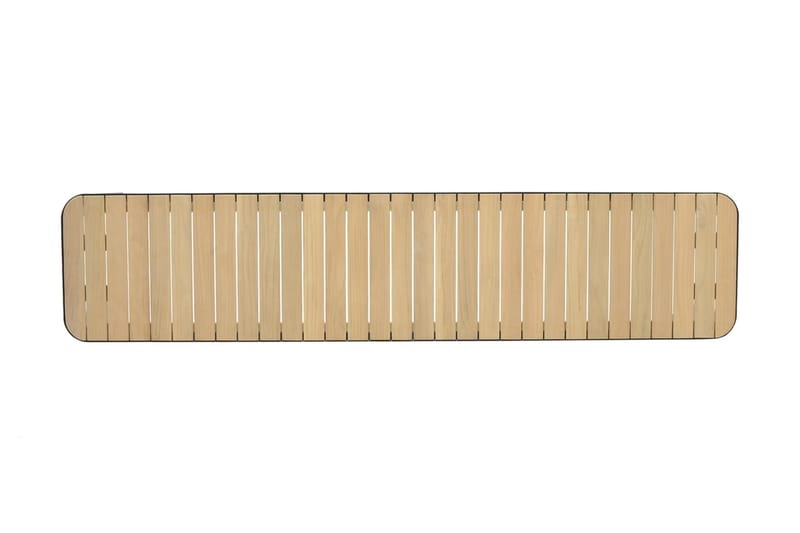 Portals Utebenk 182 cm - Svart/Tre - Hagemøbler & utemiljø - Utesofa - Hagebenk & utebenk