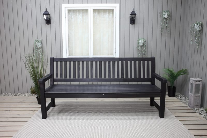 Rimforsa Sofa - Kaffesvart - Hagemøbler & utemiljø - Utesofa - Hagebenk & utebenk