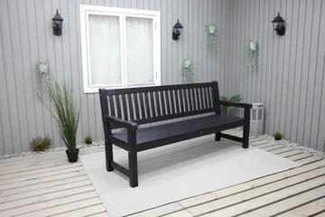 Rimforsa Sofa - Kaffesvart - Hagemøbler & utemiljø - Utesofa - Hagebenk & utebenk