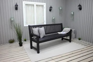 Rimforsa Sofa - Kaffesvart - Hagemøbler & utemiljø - Utesofa - Hagebenk & utebenk