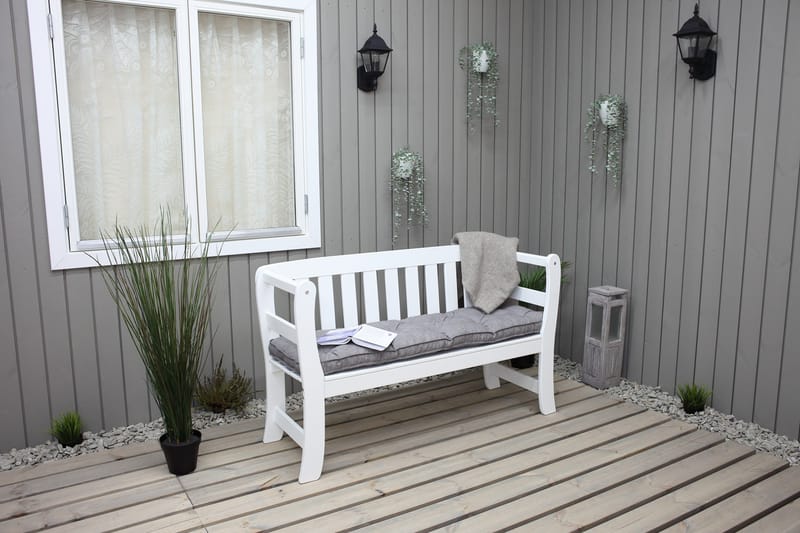 Rosenberg Sofa - Hvit - Hagemøbler & utemiljø - Utesofa - Hagebenk & utebenk
