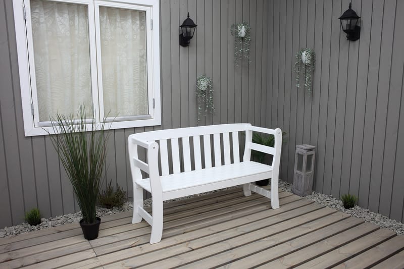 Rosenberg Sofa - Hvit - Hagemøbler & utemiljø - Utesofa - Hagebenk & utebenk