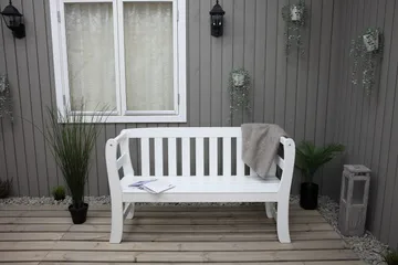 Rosenberg Sofa - Hvit - Hagemøbler & utemiljø - Utesofa - Hagebenk & utebenk