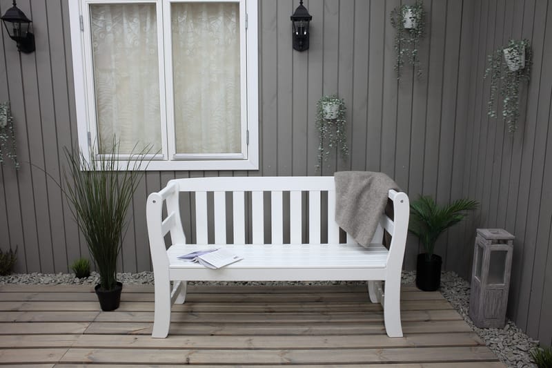 Rosenberg Sofa - Hvit - Hagemøbler & utemiljø - Utesofa - Hagebenk & utebenk