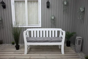 Rosenberg Sofa - Hvit - Hagemøbler & utemiljø - Utesofa - Hagebenk & utebenk