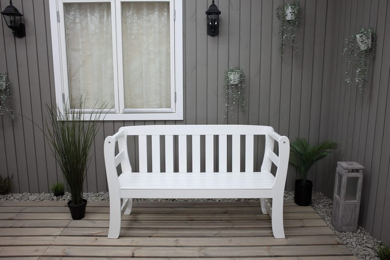 Rosenberg Sofa - Hvit - Hagemøbler & utemiljø - Utesofa - Hagebenk & utebenk