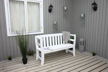 Rosenberg Sofa - Hvit - Hagemøbler & utemiljø - Utesofa - Hagebenk & utebenk