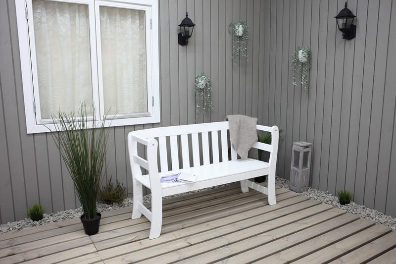 Rosenberg Sofa - Hvit - Hagemøbler & utemiljø - Utesofa - Hagebenk & utebenk