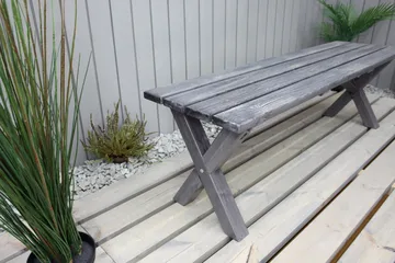 Scottsdale Sittebenk 140 cm Shabby Chic - Hagemøbler & utemiljø - Utesofa - Hagebenk & utebenk