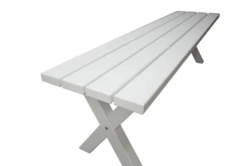 Scottsdale Sittebenk 180 cm - Hvit - Hagemøbler & utemiljø - Utesofa - Hagebenk & utebenk