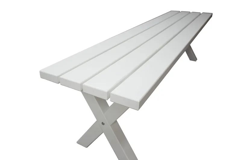 Scottsdale Sittebenk 180 cm - Hvit - Hagemøbler & utemiljø - Utesofa - Hagebenk & utebenk