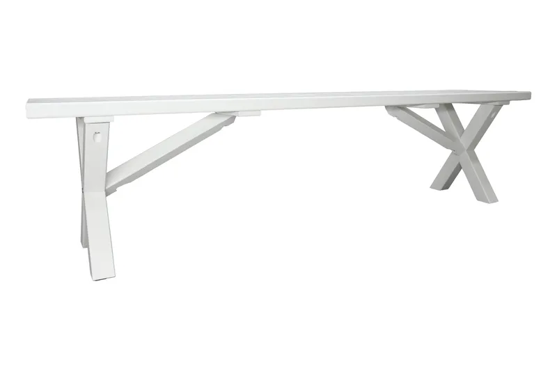 Scottsdale Sittebenk 180 cm - Hvit - Hagemøbler & utemiljø - Utesofa - Hagebenk & utebenk