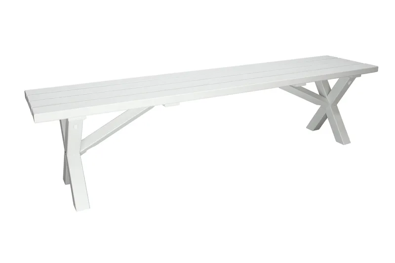 Scottsdale Sittebenk 180 cm - Hvit - Hagemøbler & utemiljø - Utesofa - Hagebenk & utebenk