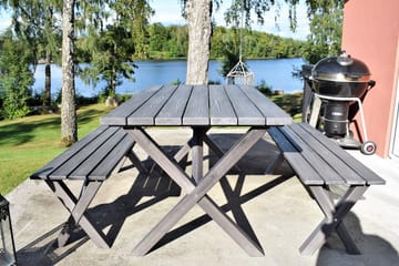 Spisegruppe Scottsdale 150 cm + 4 Kungshamn Stol Shabby Chic - KWA - Hagemøbler & utemiljø - Hagegruppe - Spisegrupper hage