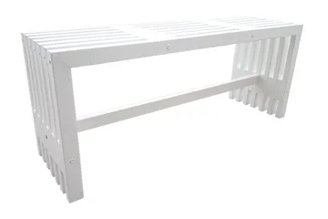 Ulrey Benk - Hvit - Hagemøbler & utemiljø - Utesofa - Hagebenk & utebenk