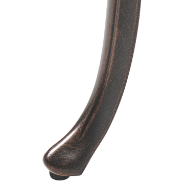 Hagebenk Piura 88 cm Aluminium - Brun - Hagemøbler & utemiljø - Utesofa - Hagebenk & utebenk