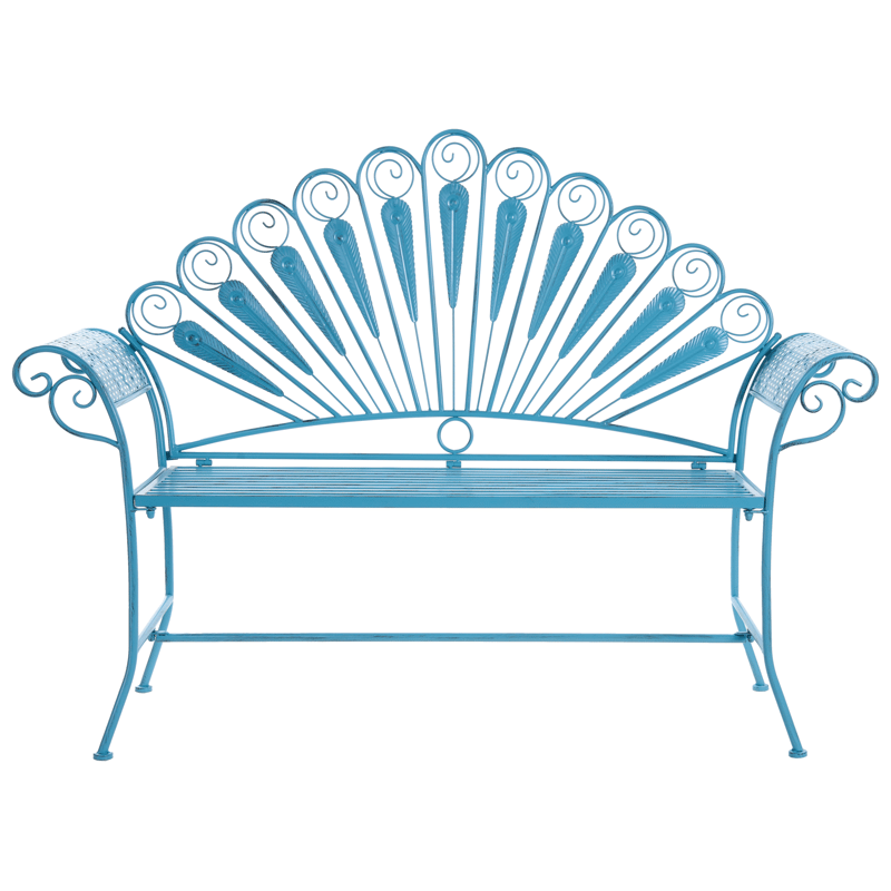 Hagebenk Pavia 146 cm Jern, Blå