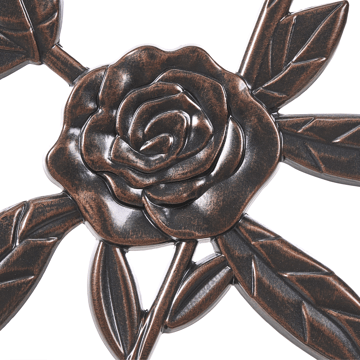 Hagebenk Piura 88 cm Aluminium - Brun - Hagemøbler & utemiljø - Utesofa - Hagebenk & utebenk