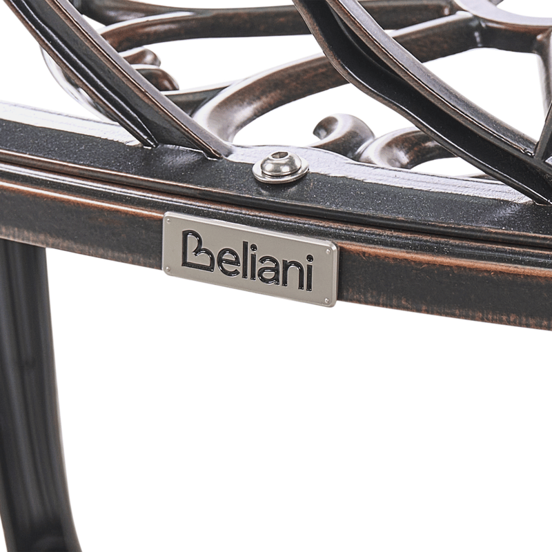 Hagebenk Piura 88 cm Aluminium - Brun - Hagemøbler & utemiljø - Utesofa - Hagebenk & utebenk