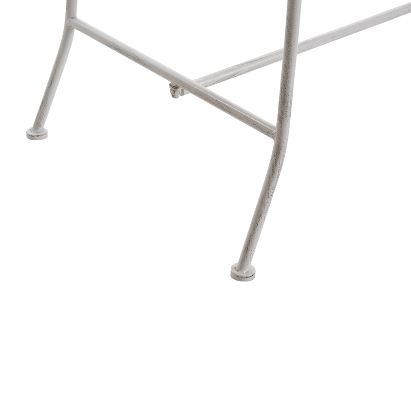 Hagebenk Pavia 146 cm Jern - Hvit - Hagemøbler & utemiljø - Utesofa - Hagebenk & utebenk