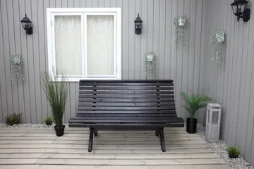 Norvald Benk - Kaffesvart - Hagemøbler & utemiljø - Utesofa - Hagesofa & hagebenk