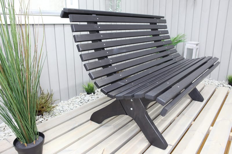 Norvald Benk - Kaffesvart - Hagemøbler & utemiljø - Utesofa - Hagesofa & hagebenk