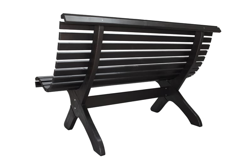 Norvald Benk - Kaffesvart - Hagemøbler & utemiljø - Utesofa - Hagesofa & hagebenk