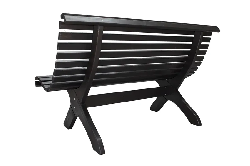 Norvald Benk - Kaffesvart - Hagemøbler & utemiljø - Utesofa - Hagesofa & hagebenk
