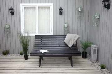 Norvald Benk - Kaffesvart - Hagemøbler & utemiljø - Utesofa - Hagesofa & hagebenk