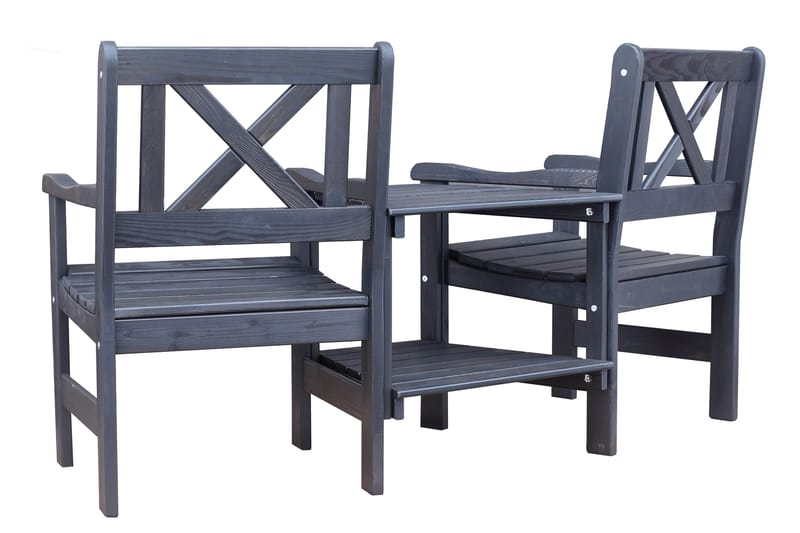 Olivo Hagelenestol - Svart - Hagemøbler & utemiljø - Utesofa - Hagesofa & hagebenk