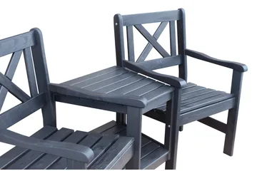 Olivo Hagelenestol - Svart - Hagemøbler & utemiljø - Utesofa - Hagesofa & hagebenk