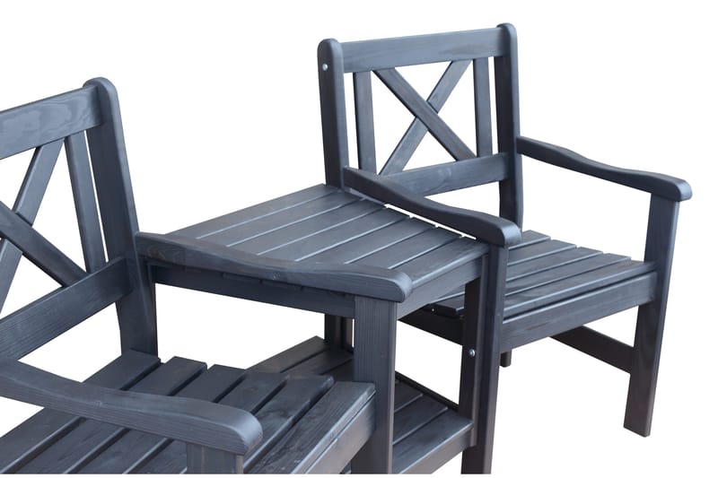 Olivo Hagelenestol - Svart - Hagemøbler & utemiljø - Utesofa - Hagesofa & hagebenk