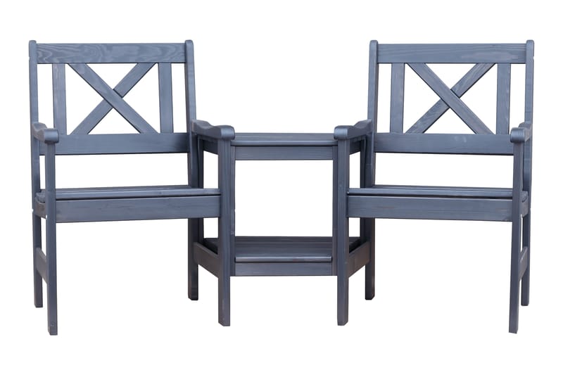 Olivo Hagelenestol - Svart - Hagemøbler & utemiljø - Utesofa - Hagesofa & hagebenk