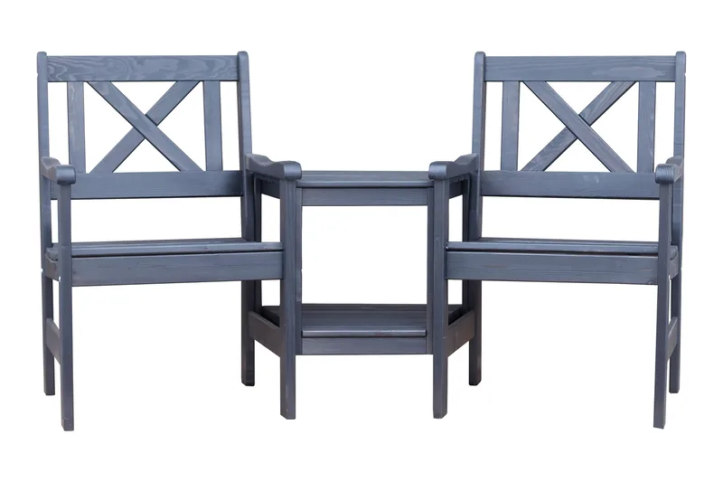 Olivo Hagelenestol - Svart - Hagemøbler & utemiljø - Utesofa - Hagesofa & hagebenk