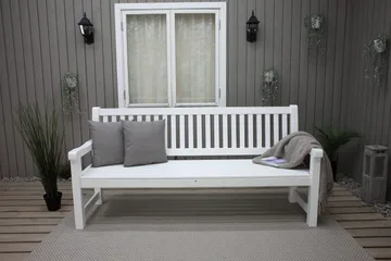 Rimforsa Hagesofa - Hvitglasert Furu - Hagemøbler & utemiljø - Utesofa - Hagesofa & hagebenk