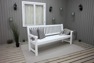 Rimforsa Hagesofa - Hvitglasert Furu - Hagemøbler & utemiljø - Utesofa - Hagesofa & hagebenk