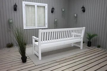 Rimforsa Hagesofa - Hvitglasert Furu - Hagemøbler & utemiljø - Utesofa - Hagesofa & hagebenk