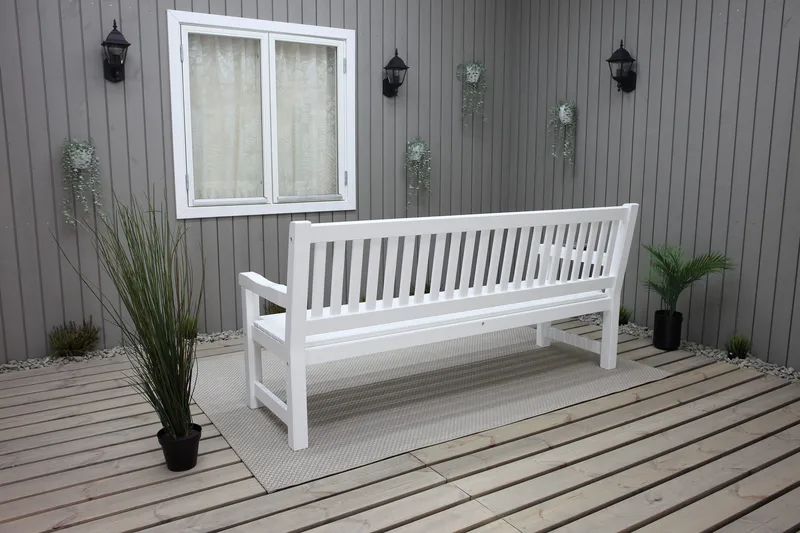 Rimforsa Hagesofa - Hvitglasert Furu - Hagemøbler & utemiljø - Utesofa - Hagesofa & hagebenk