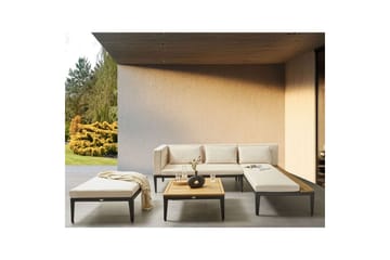Hagesofagruppe med bord 3-seters Bracciano - Hagemøbler & utemiljø - Utesofa - Hagesofa & hagebenk