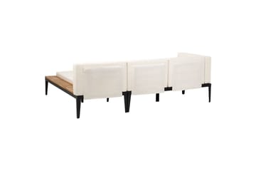 Hagesofagruppe med bord 3-seters Bracciano - Hagemøbler & utemiljø - Utesofa - Hagesofa & hagebenk