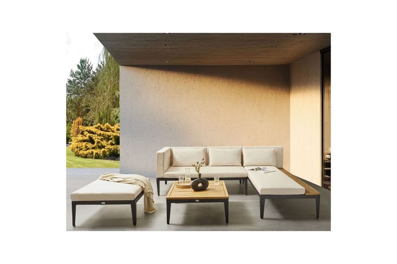 Hagesofagruppe med bord 3-seters Bracciano - Hagemøbler & utemiljø - Loungemøbler - Loungegrupper