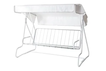 De Luxe 3-pers. hammock, 77B - Hvit/oransje - Hagemøbler & utemiljø - Utesofa - Hammock