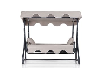 Gowanda 3-seters Hammock med Tak - Grå - Hagemøbler & utemiljø - Utesofa - Hammock