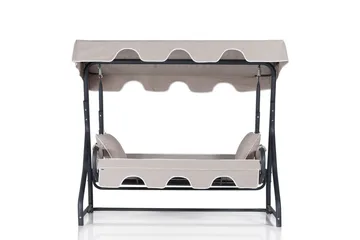 Gowanda 3-seters Hammock med Tak - Grå - Hagemøbler & utemiljø - Utesofa - Hammock