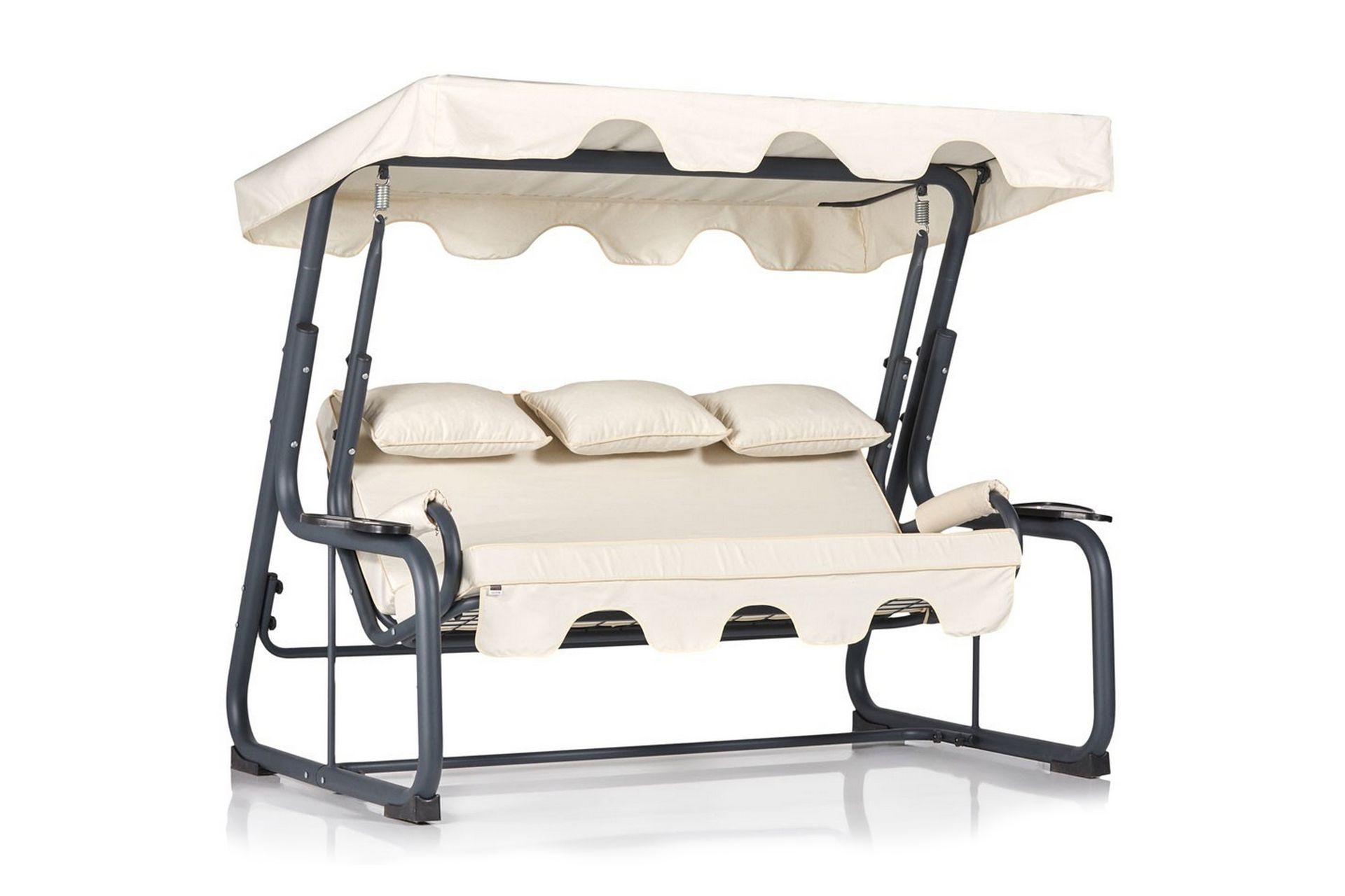 Jaudling 3-Pers. Hængesofa med Tag - Hagemøbler & utemiljø - Utesofa - Hammock