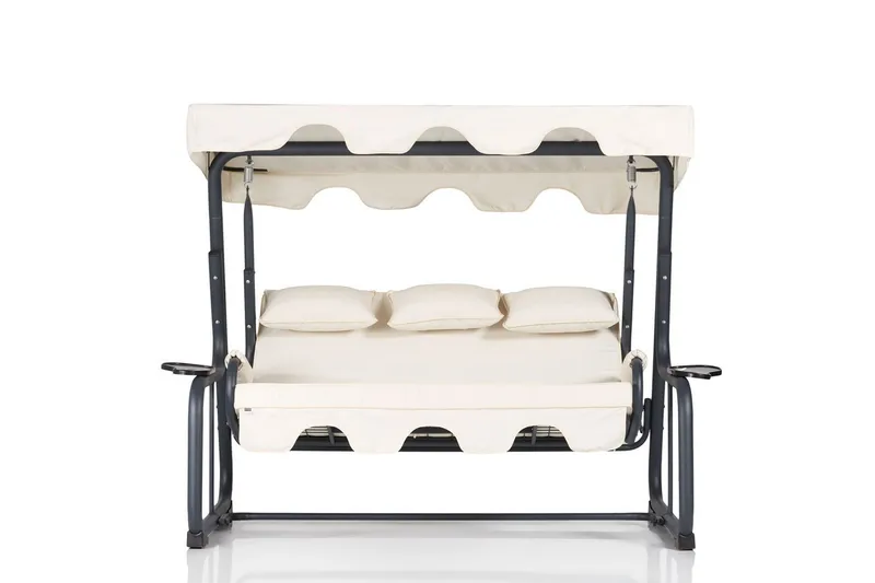 Jaudling 3-Pers. Hængesofa med Tag - Hagemøbler & utemiljø - Utesofa - Hammock